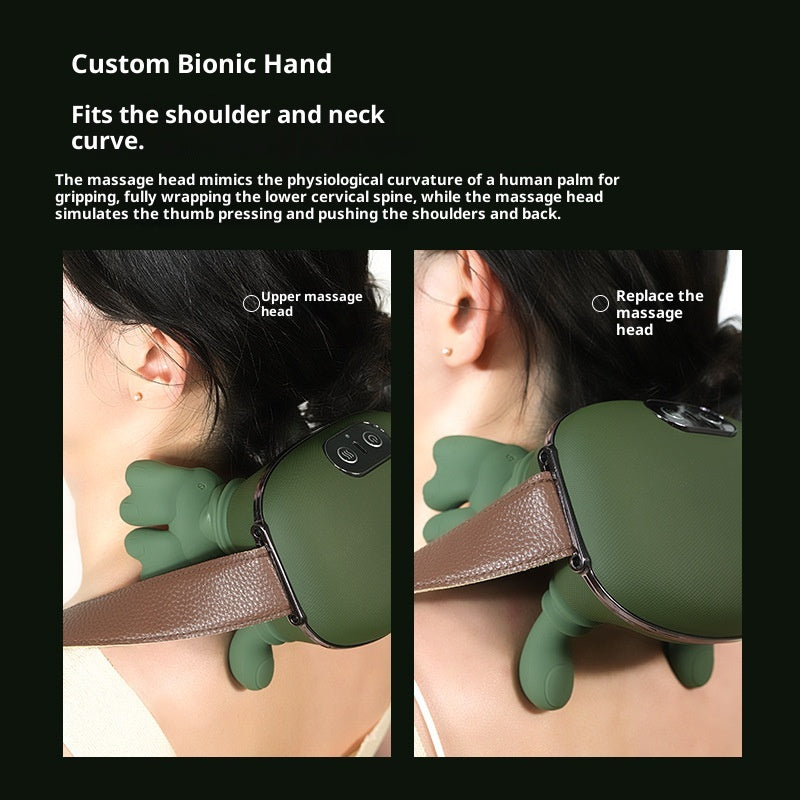 Deep-Tissue Neck & Shoulder Massager — Premium Heat Therapy & Full-Body Relaxation