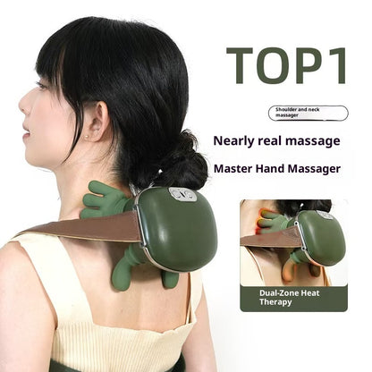Deep-Tissue Neck & Shoulder Massager — Premium Heat Therapy & Full-Body Relaxation