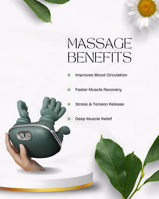 Deep-Tissue Neck & Shoulder Massager — Premium Heat Therapy & Full-Body Relaxation