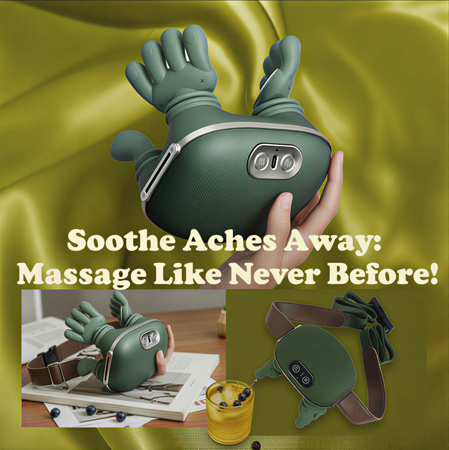 Deep-Tissue Neck & Shoulder Massager — Premium Heat Therapy & Full-Body Relaxation